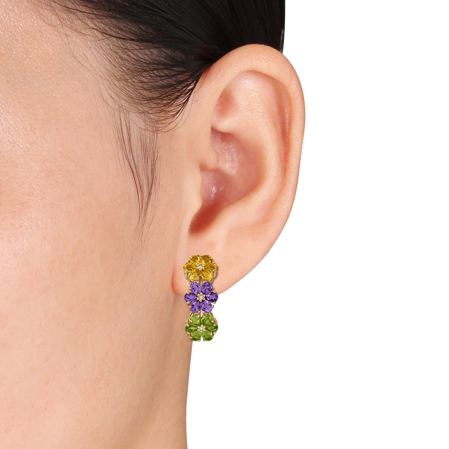 Flower Drop Earrings