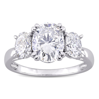 3 CT DEW Created Moissanite Engagement Ring 10k Gold