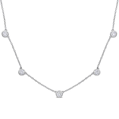 Moissanite By The Yard Necklace