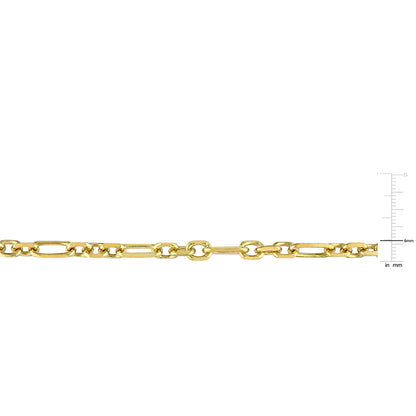 Men’s 6MM Figaro rolo bracelet