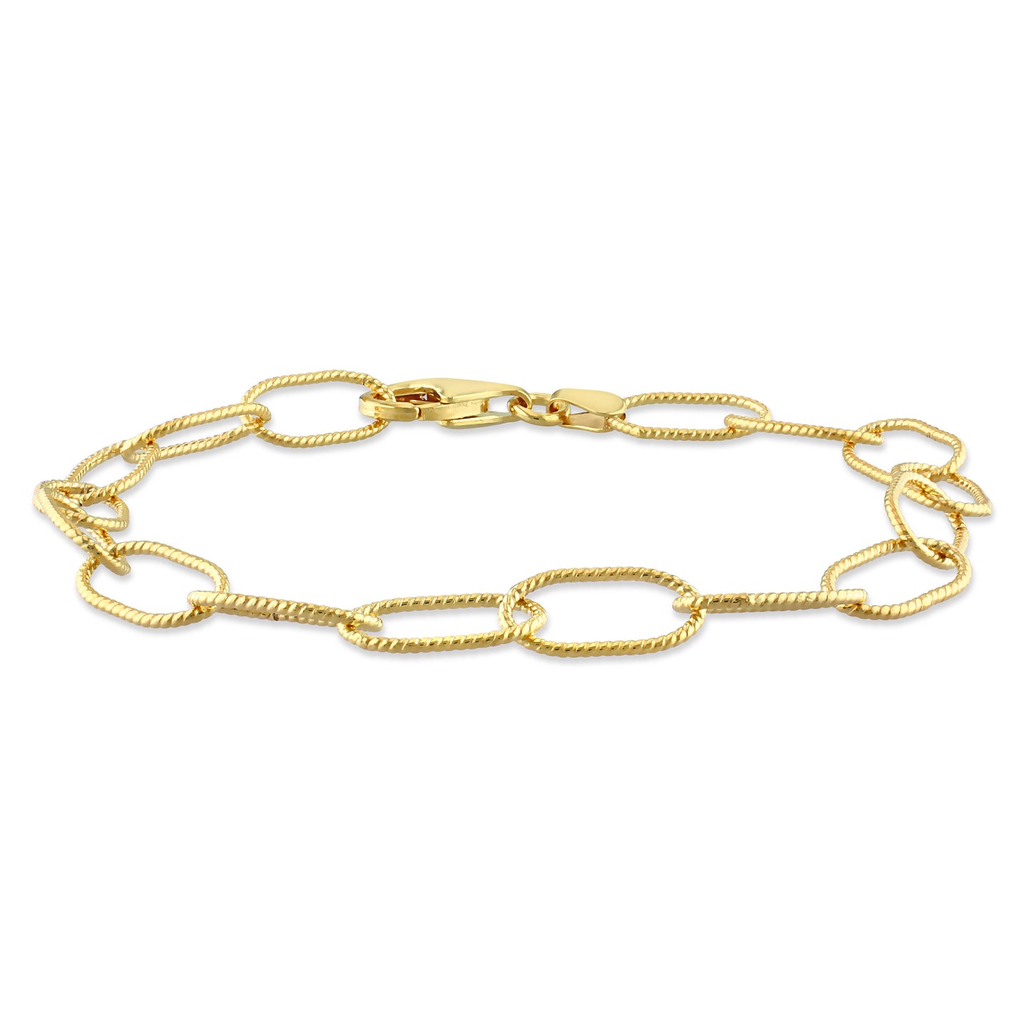 Twisted Rolo thin bracelet