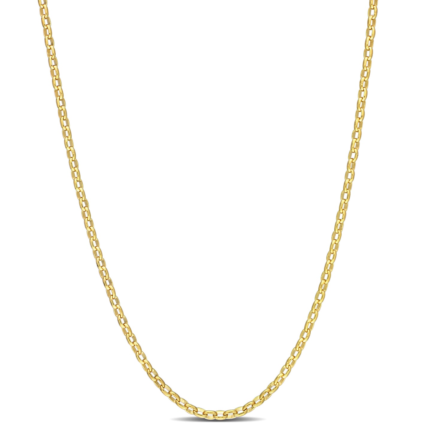 1.85MM Rolo chain necklace 18”