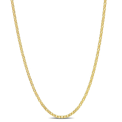 1.85MM Rolo chain necklace 18”